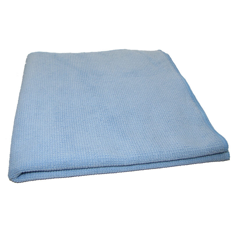 CHIFFONS MICROFIBRE TRICOT LUXE 40x40 BLEU - Absorption, essuyage, lustrages